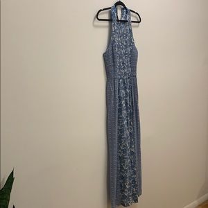 COPY - Cotton patterned high neck maxi